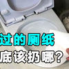 厕纸应该扔进垃圾桶还是马桶？从科学的角度分析，好多人都想错了