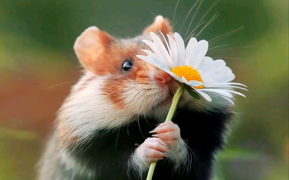 “动物摄影师在野外捕捉可爱小动物的精彩瞬间，很治愈”