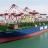 世界最大集装箱船从青岛港启航，能载23964箱，摞起来相当于7座珠穆朗玛峰