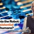 向机器人索菲亚提问：人工智能是否对人类存在威胁?