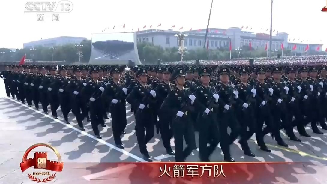 核常兼备，全域慑战。火箭军方队走来了！