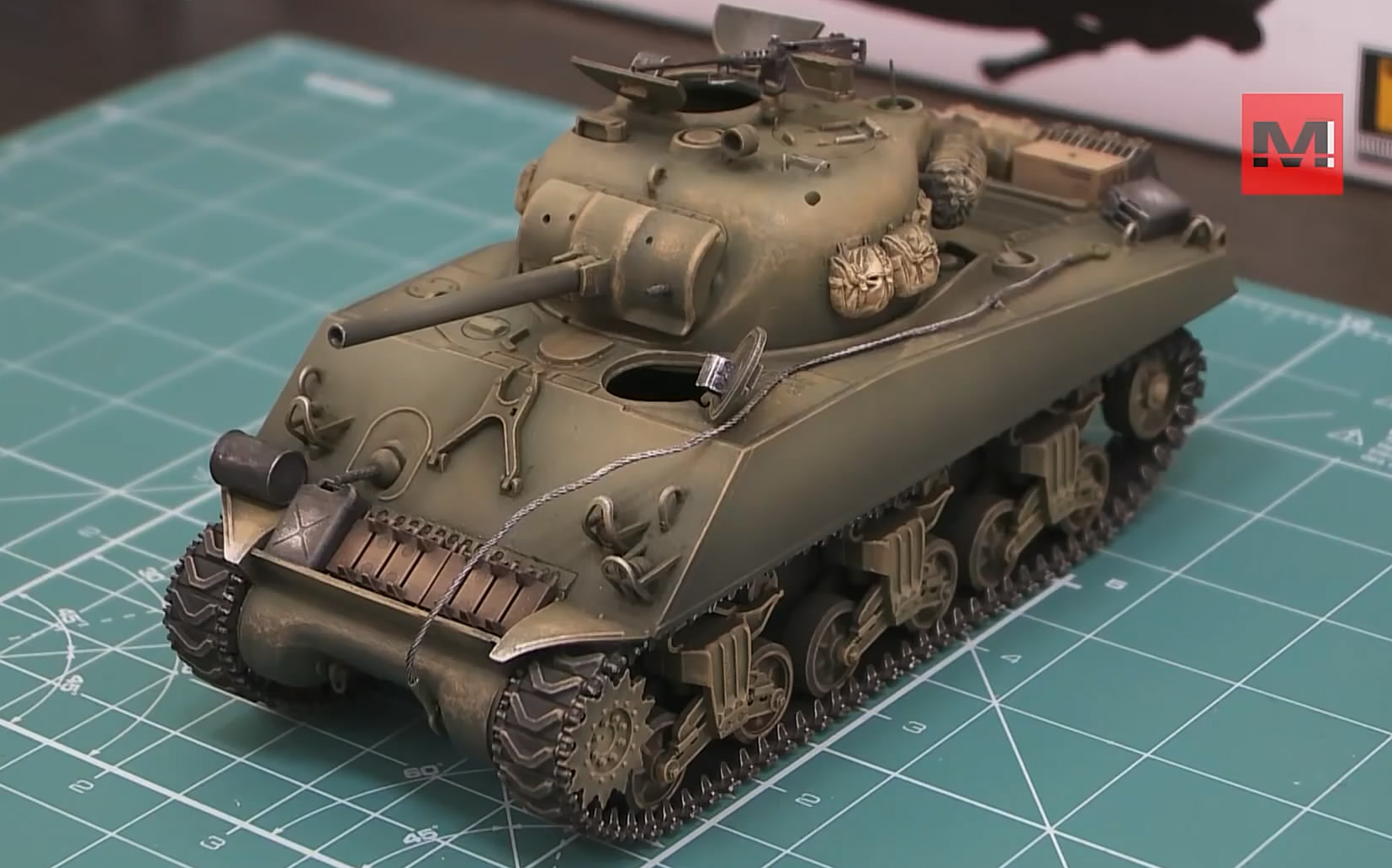 m4a3谢尔曼模型上色和处理