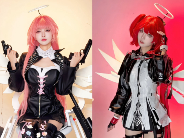 一个人就能包揽姐妹俩的cos吗？