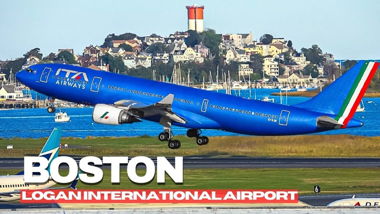 波士顿爱德华·劳伦斯·洛根将军国际机场航空拍摄 🇺🇸✈️(BOS/KBOS)