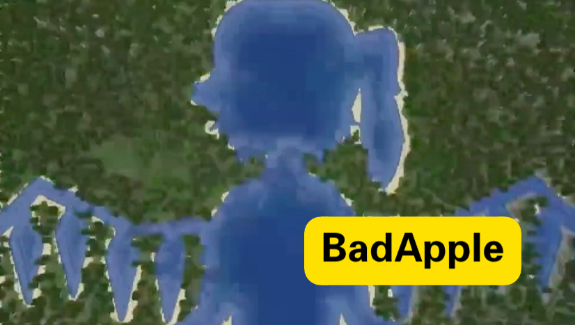 BadApple东方project神曲我的世界种子Minecraft