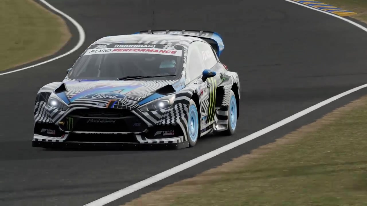 《极限竞速 7》 2016 ford gymkhana 9 focus rs rx 勒芒旧慕尚环道