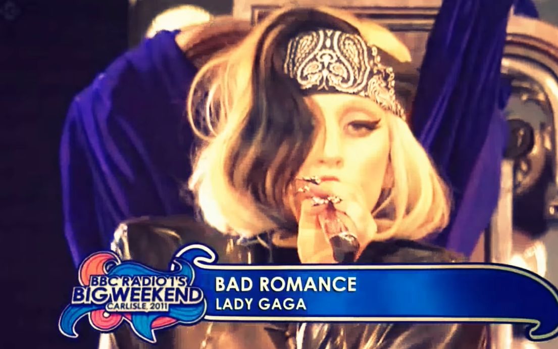 超燃坏浪漫ladygagabadromancelivebbcradio1sbigweekend2011