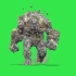 绿幕抠像岩石怪物巨人视频素材