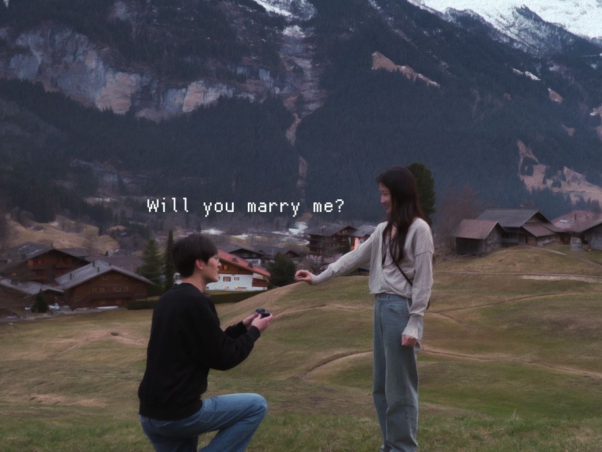 在瑞士向你求婚，我能想到最浪漫的事