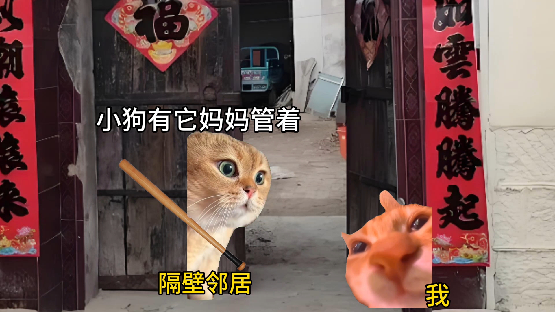 小时候遇到隔壁家的狗