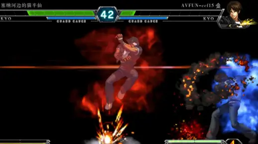 【拳皇13】瞬间神反应的EX大蛇薙!!!帅气!!!