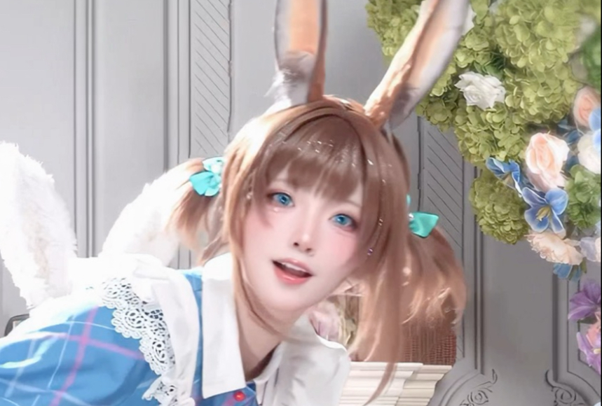 大白兔阿米娅太可爱啦！！