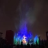 上海迪士尼城堡激光魔幻夜景秀