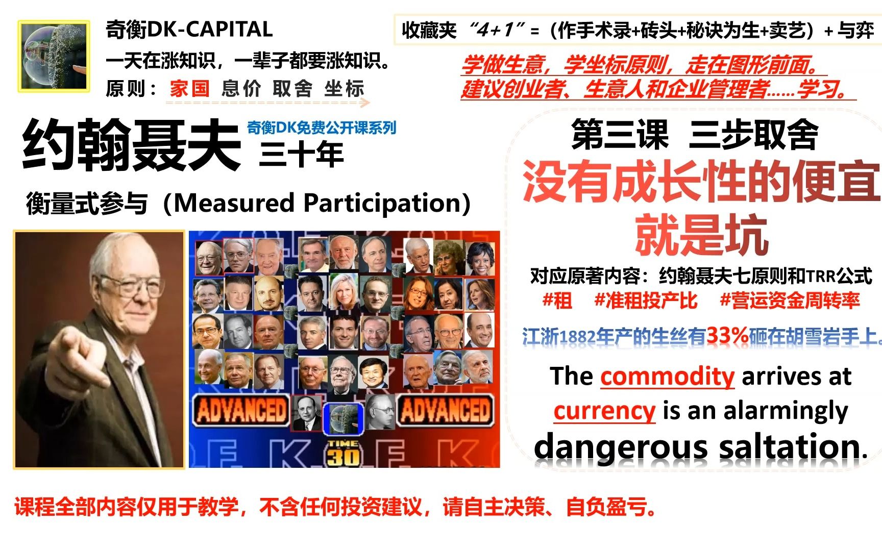 生意失败？没有成长性的便宜就是坑【奇衡DK-聂夫三十年（3）】