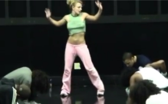 【Free Britney】布兰妮Toxic舞台练习室day1排练视频Brian Friedman编舞