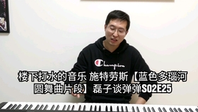 多瑙河圆舞曲钢琴曲谱_蓝色多瑙河圆舞曲曲谱(4)