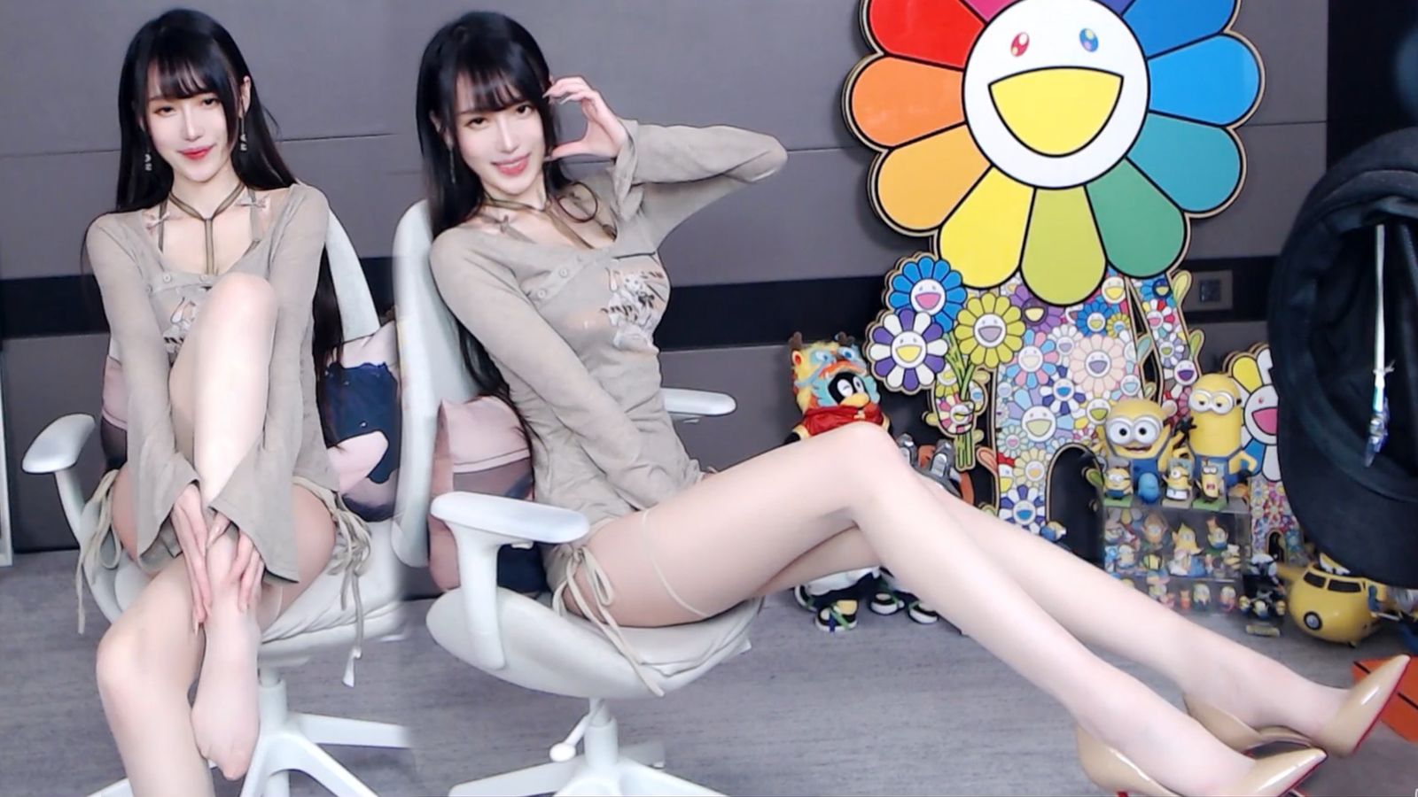 [腐团儿]红底肤感肉丝,蕾丝花边吊带小巧思