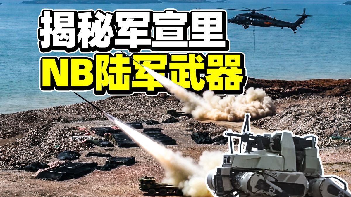 揭秘中国最新军宣里NB武器：陆军
