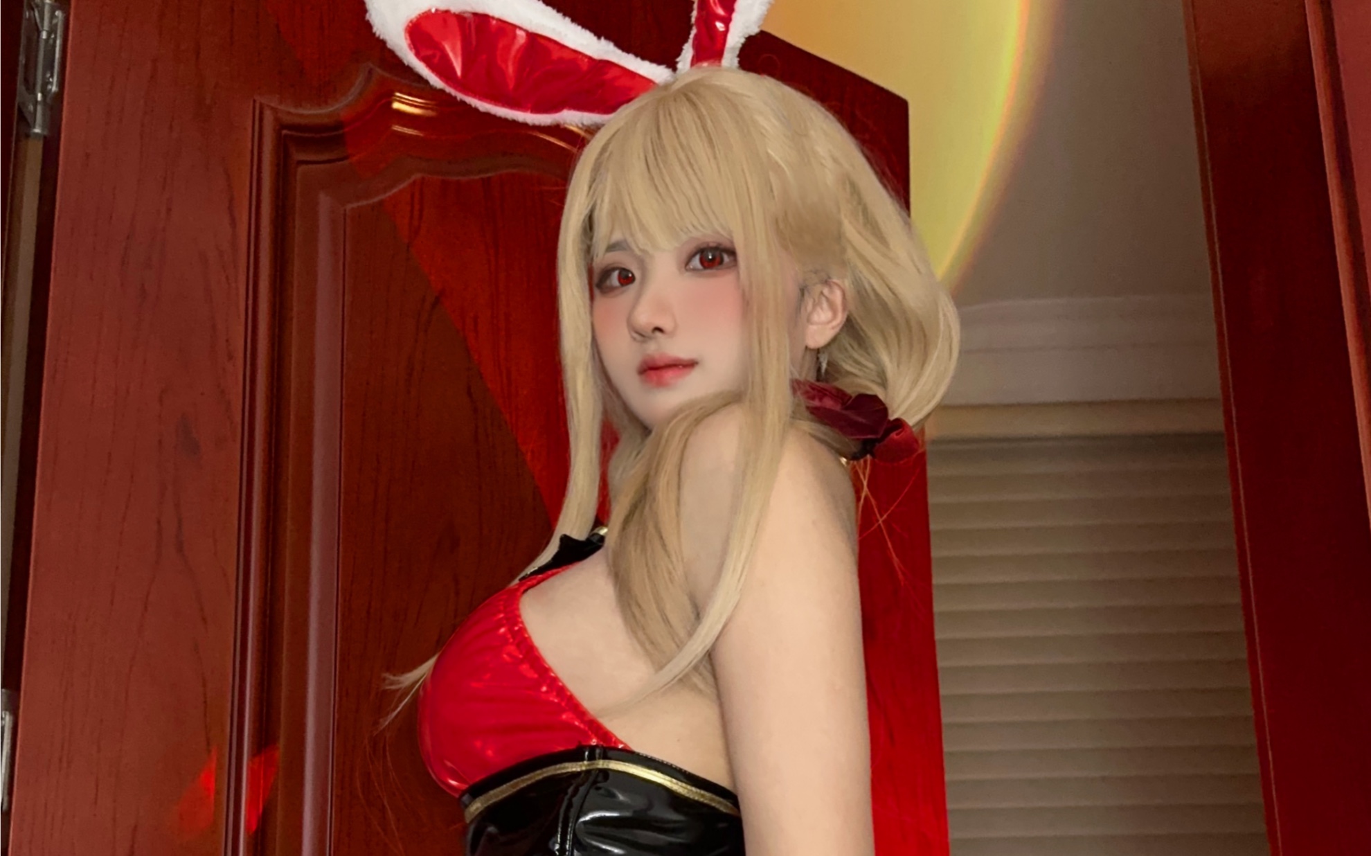Cock-eyed Bunny for Christmas