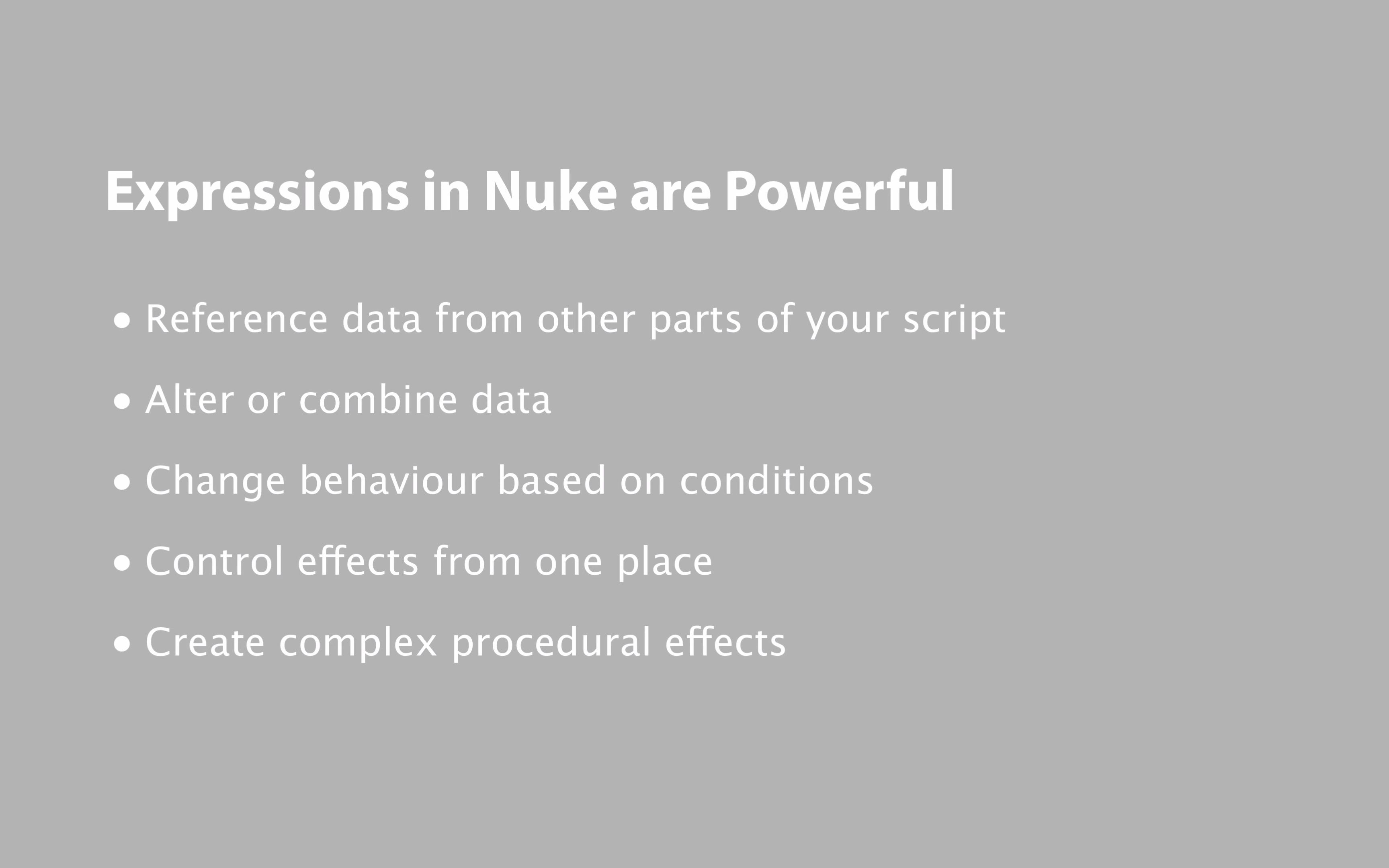 NUKE表达式应用Nuke Expressions Basics pt1_哔哩哔哩_bilibili