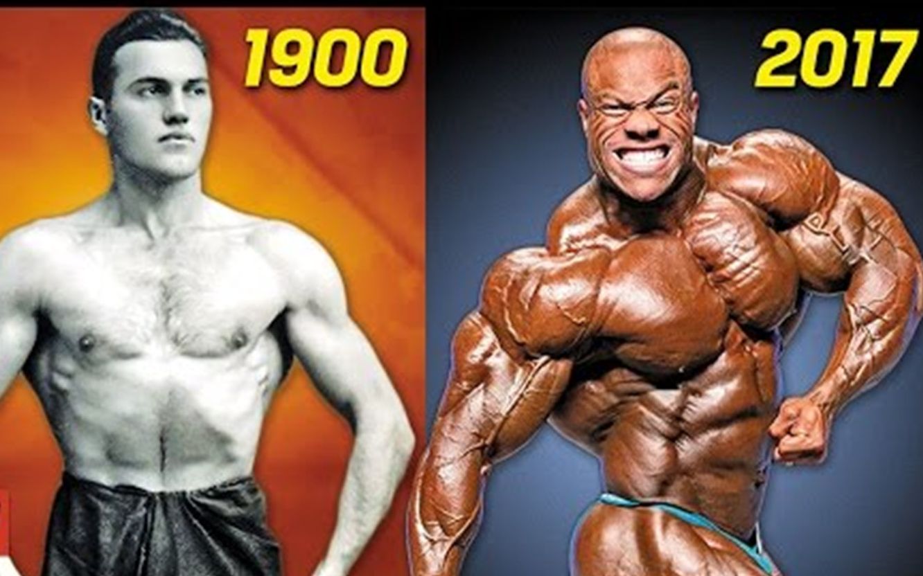 1900-2017年每届健美比赛的身材区别，从瘦弱到巨兽！