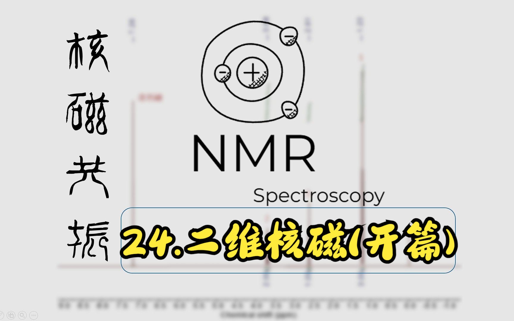 【NMR】核磁共振波谱基础原理剖析——P24.二维核磁(开篇)