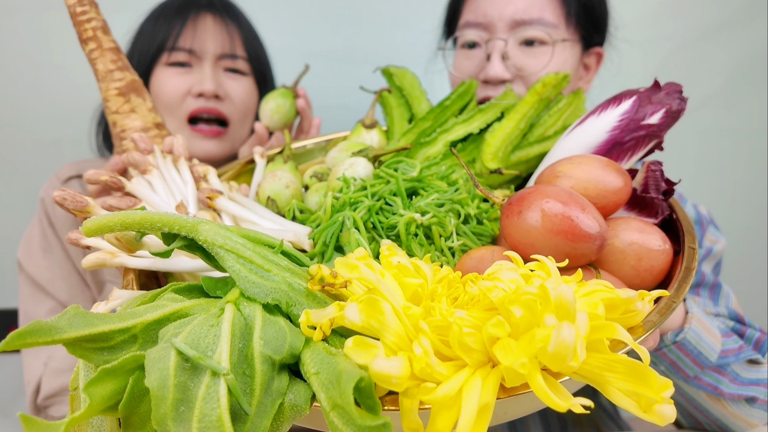 园子大了什么菜都有，这些蔬菜一种也没吃过...