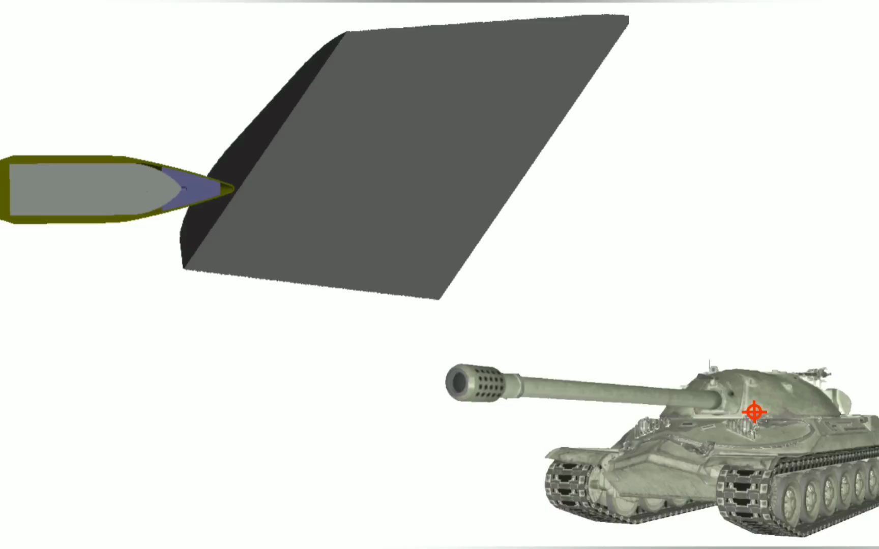 征服者坦克对IS-7装甲的侵彻力分析