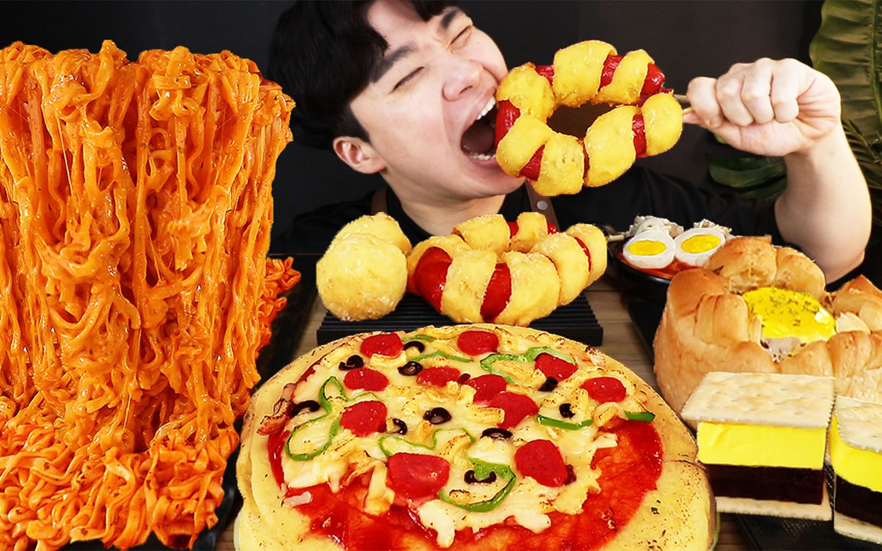 gongsam零叁｜百万吃播博主都惊讶的食物居然来自便利店 韩国吃播_哔哩哔哩_bilibili