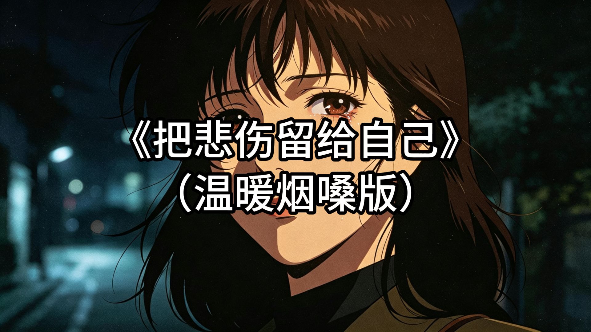 《把悲伤留给自己》温暖烟嗓女声COVER伤感治愈