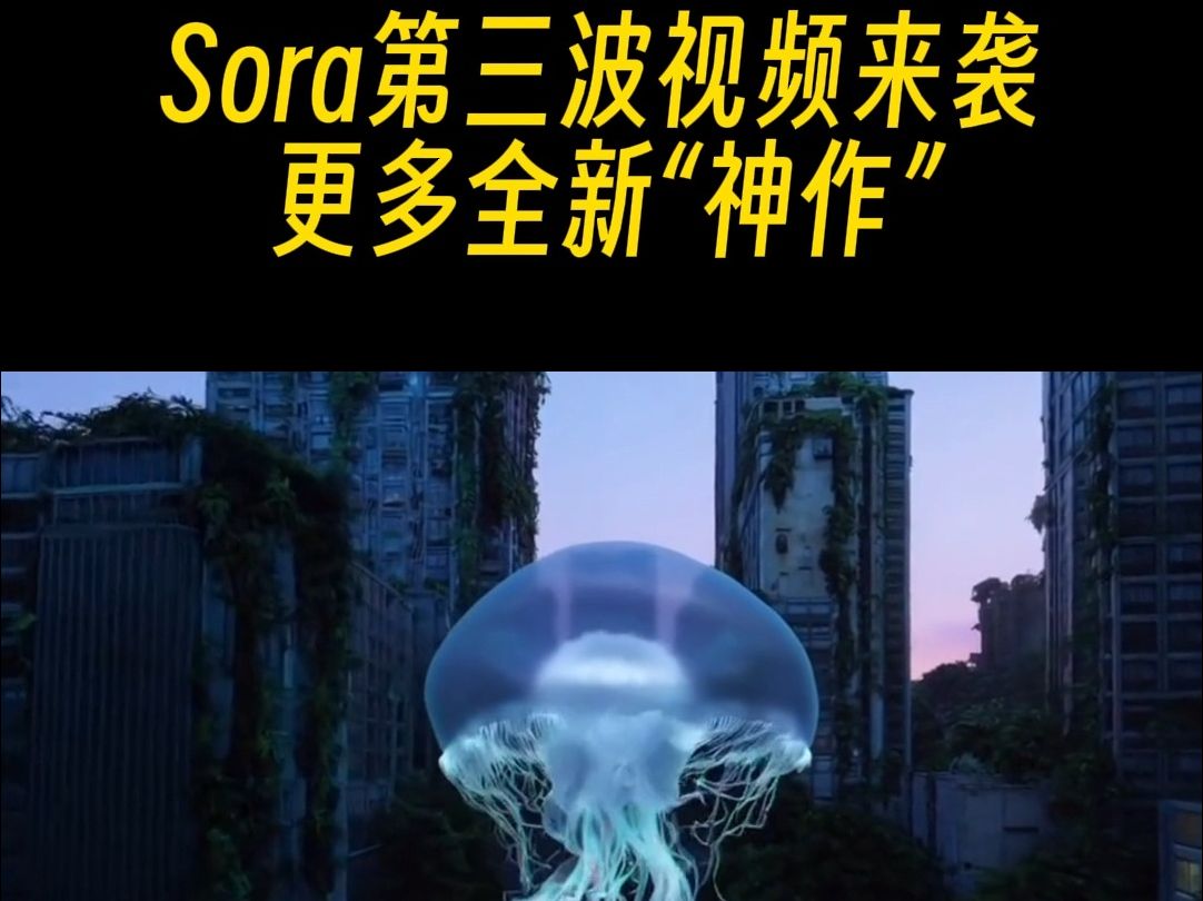 Sora第三波视频，更多全新“神作”来袭！