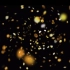 金色飞舞火花粒子背景视频（多种素材）