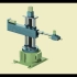 四种操作机 机器人（关节型 球坐标型 圆柱坐标型 直角坐标型）动画