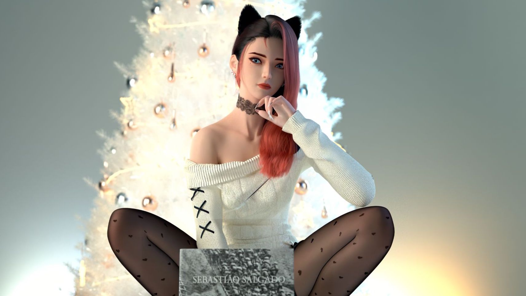 嗨咝圣诞情人节【C4D|OCtane】