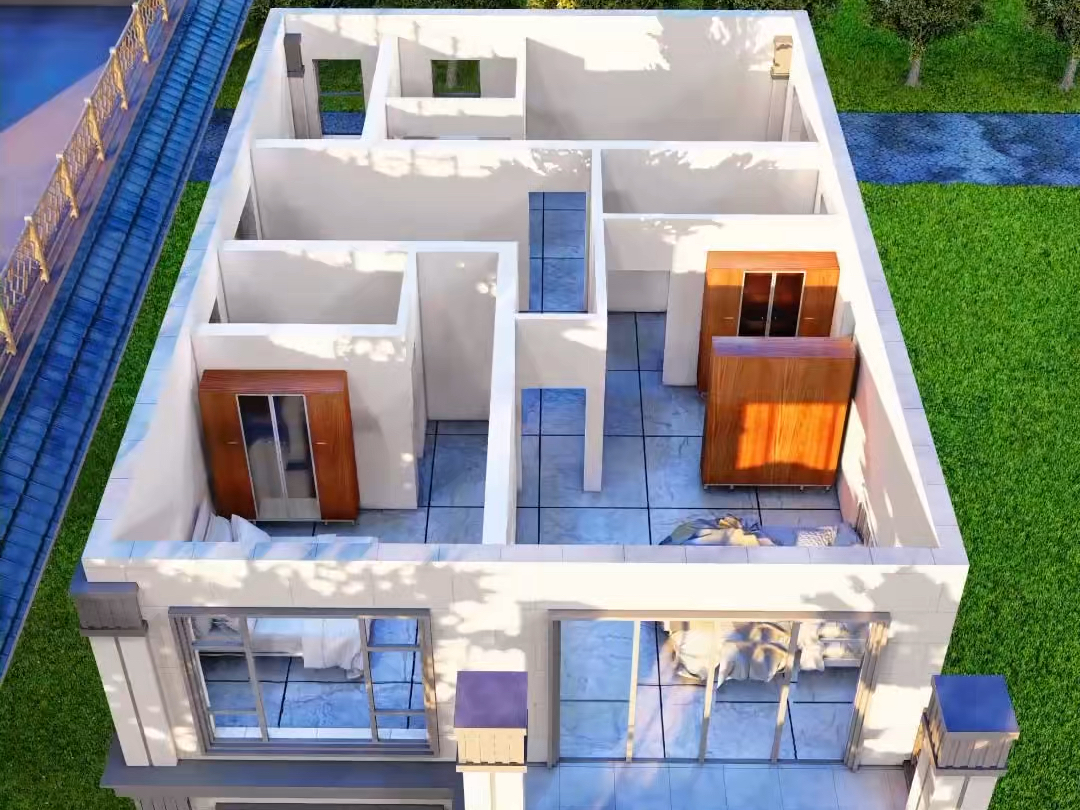 农村自建房，餐厅上做厕所你能接受么？