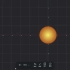 【物理】哈雷彗星、地球、太阳天体系统（模拟）
