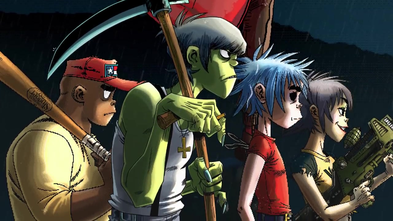 gorillaz garage palace(visualiser)