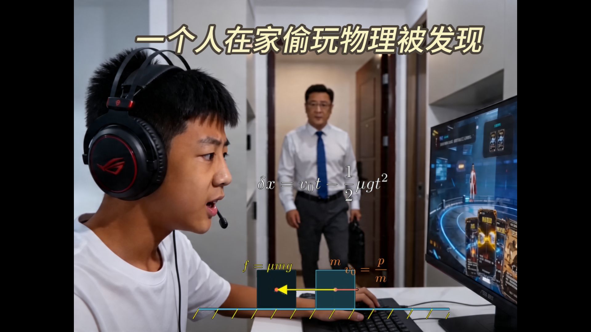 爸妈不在家，偷偷玩物理学游戏【实机演示】