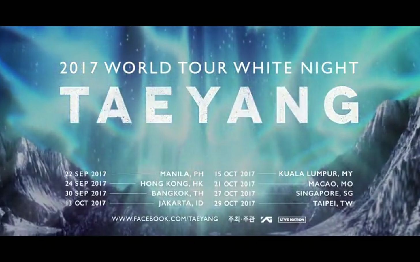 【bigbang】taeyang 2017 world tour white night