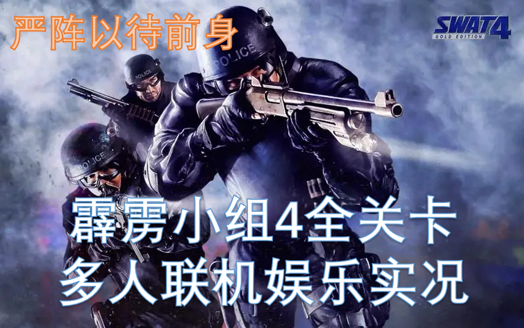 室内战术射击游戏《霹雳小组4/SWAT4》本体+DLC全关卡多人联机娱乐实况【风化的游戏实况】