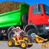 挖掘机玩具 儿童玩具 少儿玩具 托马斯 挖掘机 儿童 消防车 小朋友 大卡车运输机 挖机工作 工程车机械推土机 最新挖掘