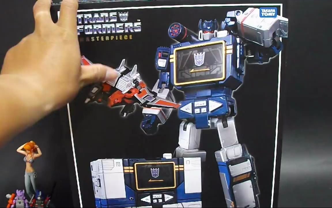 老片搬運  胡服騎射的變形金剛分享時間234集 Takara MP-13 Masterpiece Soundwave 音波