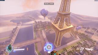 《守望先锋》【守望先锋】新地图与巴黎铁塔零距离，出图bug。(视频)