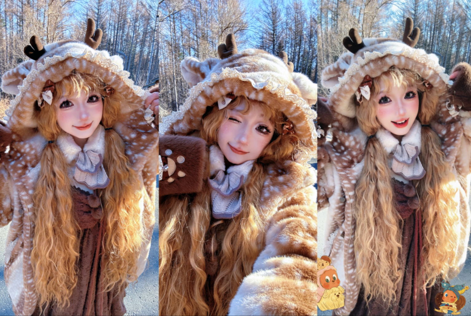 今日统计，走在路上被叫一次小红帽，好几声南方小土豆