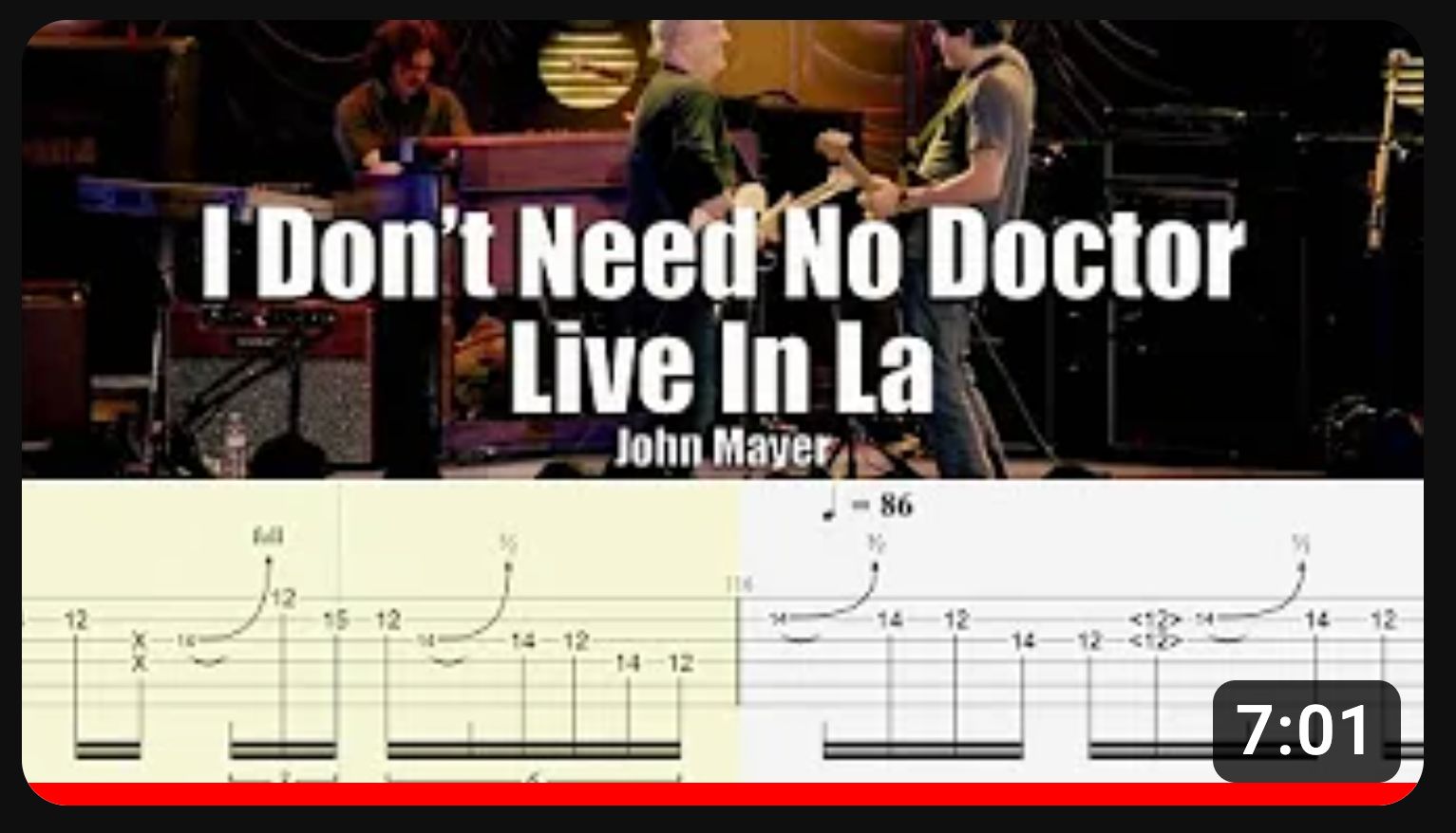 【学囧妹就对】有谱就会系列！ John Mayer - I Don't Need No Doctor - Live In La