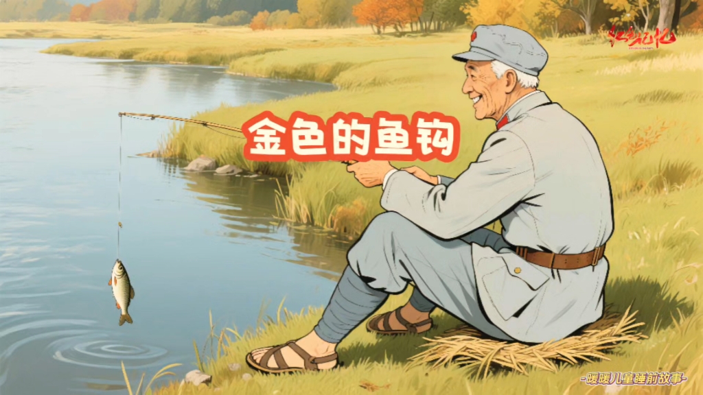 儿童睡前故事《金色的鱼钩》