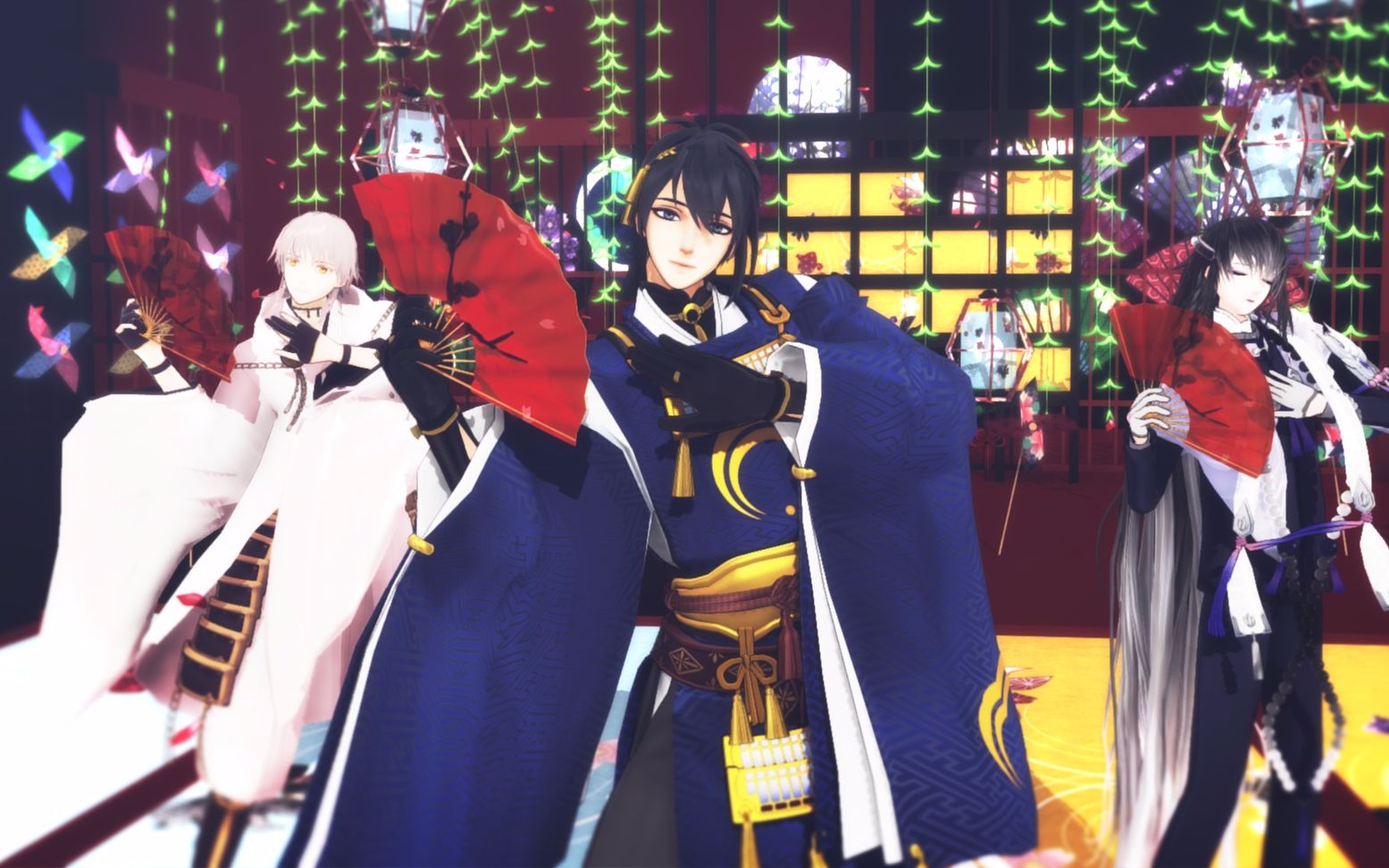 【mmd刀剑乱舞】寄明月 （三日月宗近鹤丸国永数珠丸恒次）哔哩哔哩bilibili 8784