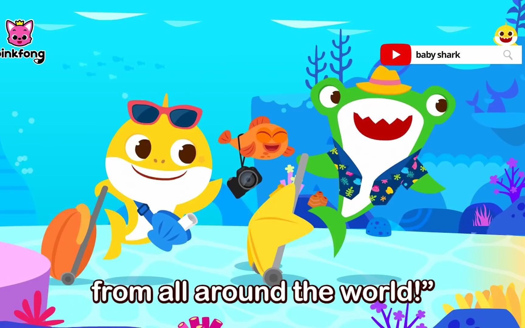babyshark世界巡回演唱会pinkfong幼儿英语