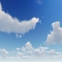 【空镜头】蓝天白云变换5 素材分享