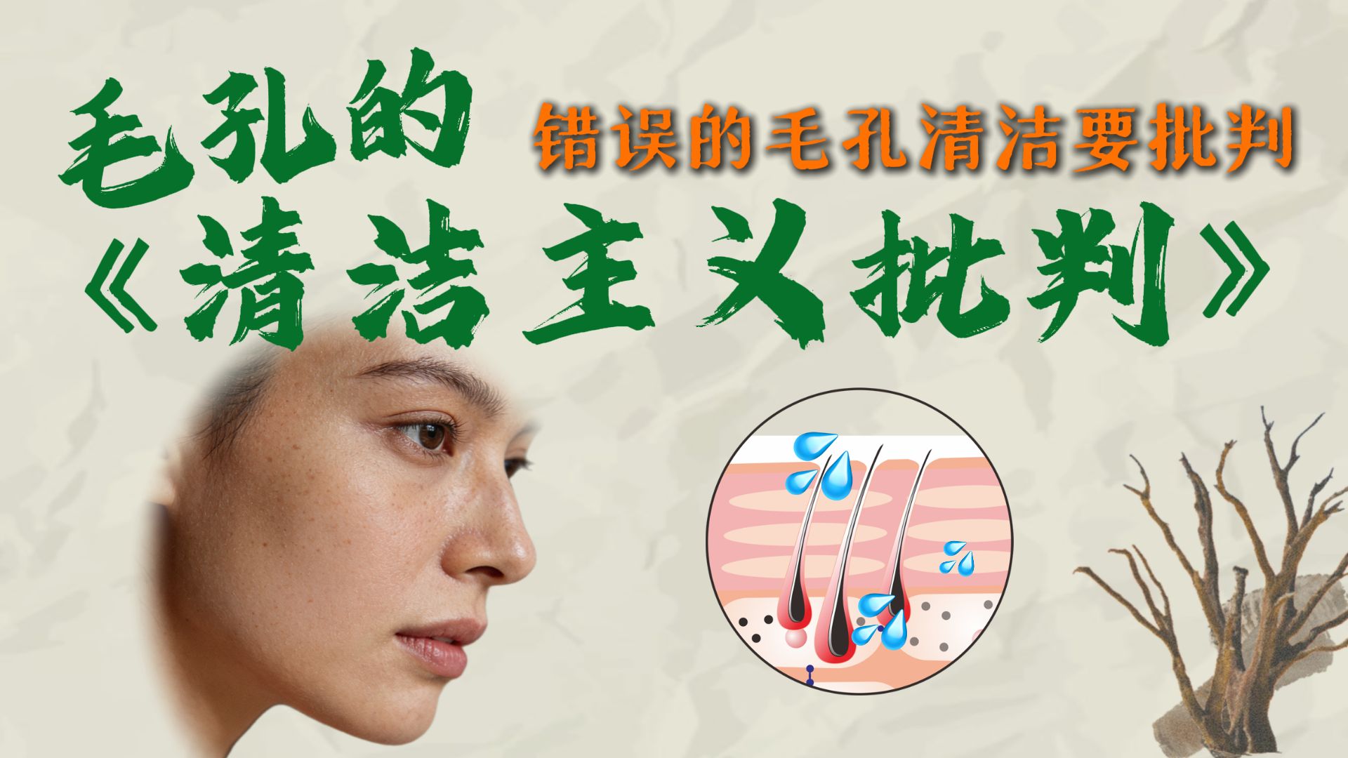 刷酸、激光，毛孔越清越大，毛孔粗到底怎么办? 万字拆解毛孔的《清洁主义批判》告诉你答案